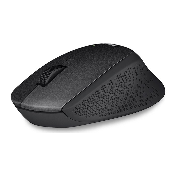 Logitech M330 Silent Plus Maus kabellos schwarz