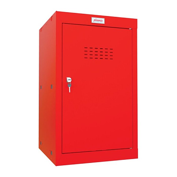 Phoenix Safe Würfelspind 87l höher Türschloss rot