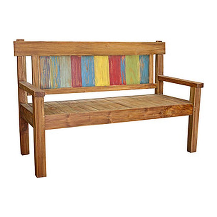 Garden Pleasure Gartenbank TIMOR 940232 natur Holz 150,0 cm