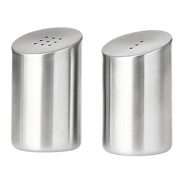 Esmeyer Salz- & Pfefferstreuer-Set Vista silber Höhe: 73,0 mm, 1 St.