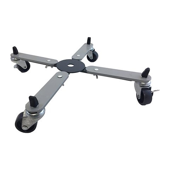 WAGNER® design yourself Pflanzenroller SUNCITY GH 0827 Metall grau eckig 32,0 - 46,0 x 32,0 - 46,0 x 5,9 cm, 1 St.