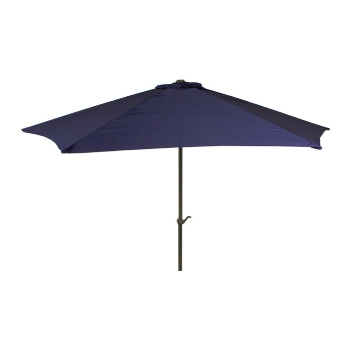 Garden Pleasure Sonnenschirm sechseckig, blau Ø 300,0 cm, 1 St.