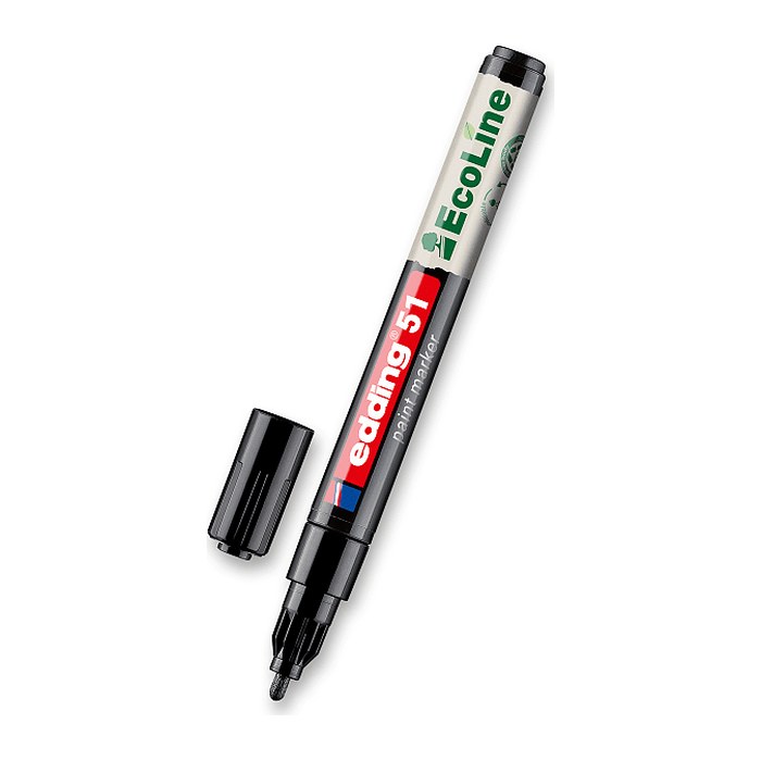 edding 51 EcoLine Lackmarker schwarz 1,0 - 2,0 mm, 1 St.