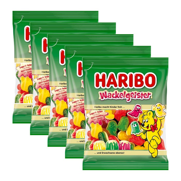 HARIBO Wackelgeister Fruchtgummi 160,0 g, 1 Pack