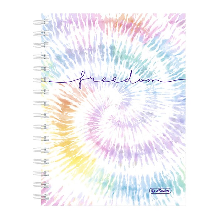 Herlitz Spiralboutiqueb. A5 100Bl.kar. New Batik Freedom