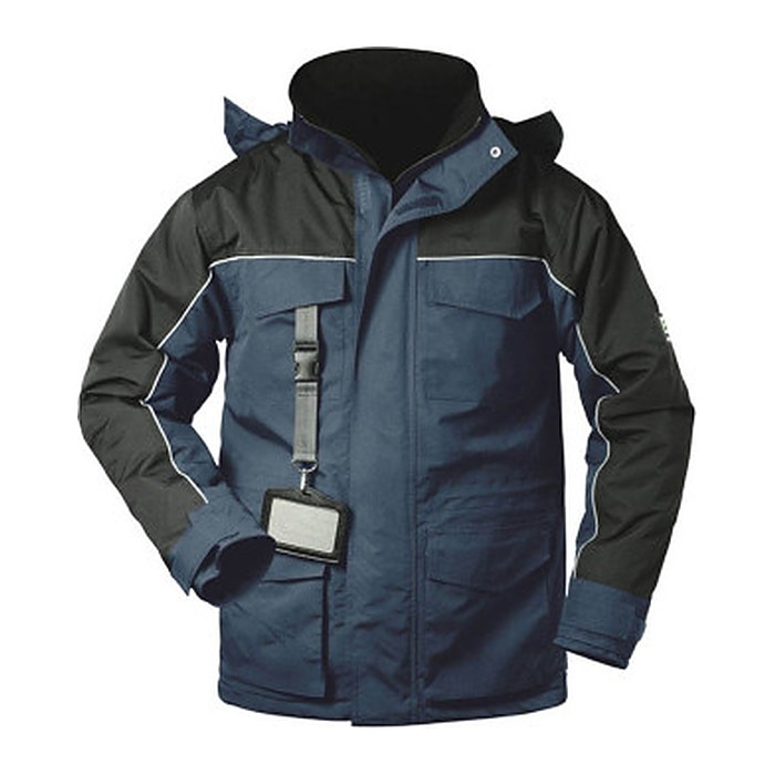 elysee® unisex Thermojacke marine, schwarz Größe XL