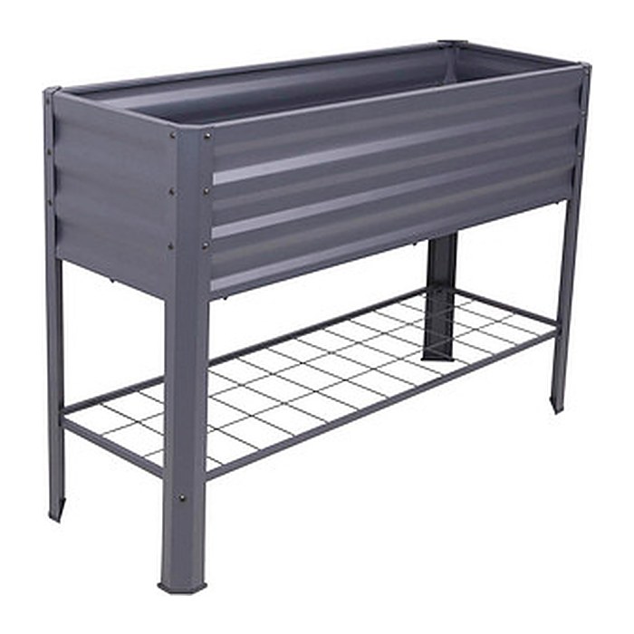 Garden Pleasure Hochbeet LILLIA Metall anthrazit rechteckig 41,0 x 114,0 x 79,5 cm, 1 St.