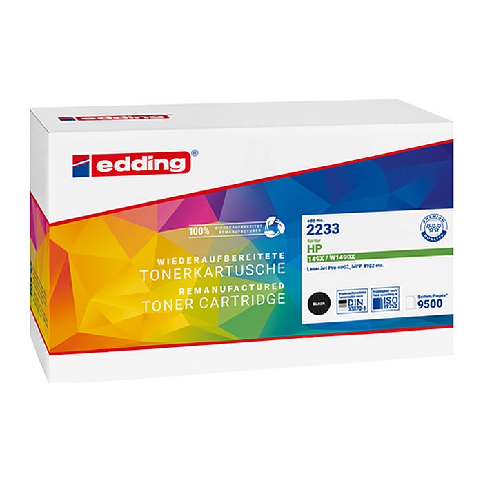 edding  schwarz Toner kompatibel zu HP 149X (W1490X)