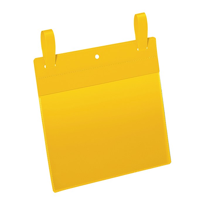 DURABLE Gitterboxtaschen gelb A4, 50 St.