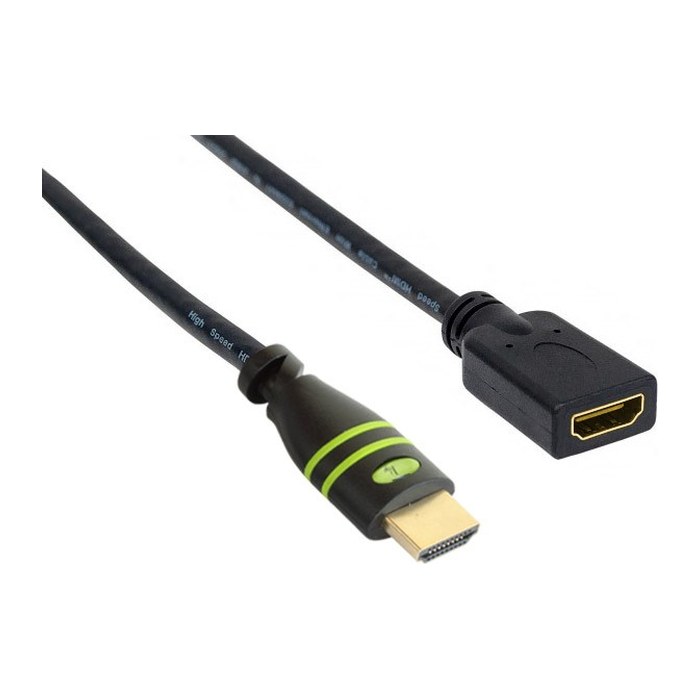 Techly High Speed HDMI Verlängerung mit Ethernet,4K@30Hz, 7,