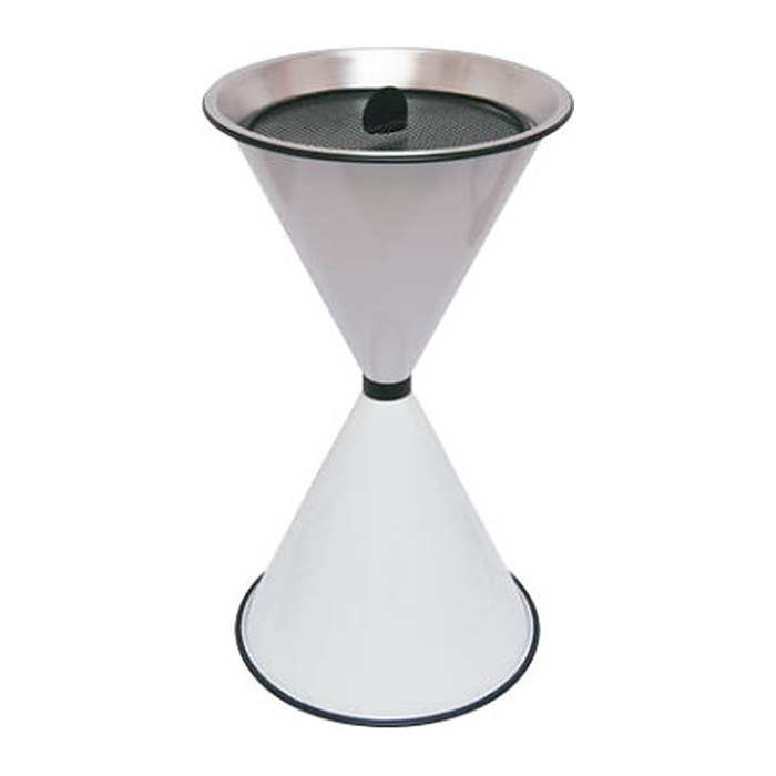 SZ Metall 29711 Standaschenbecher weiß, 1 St.