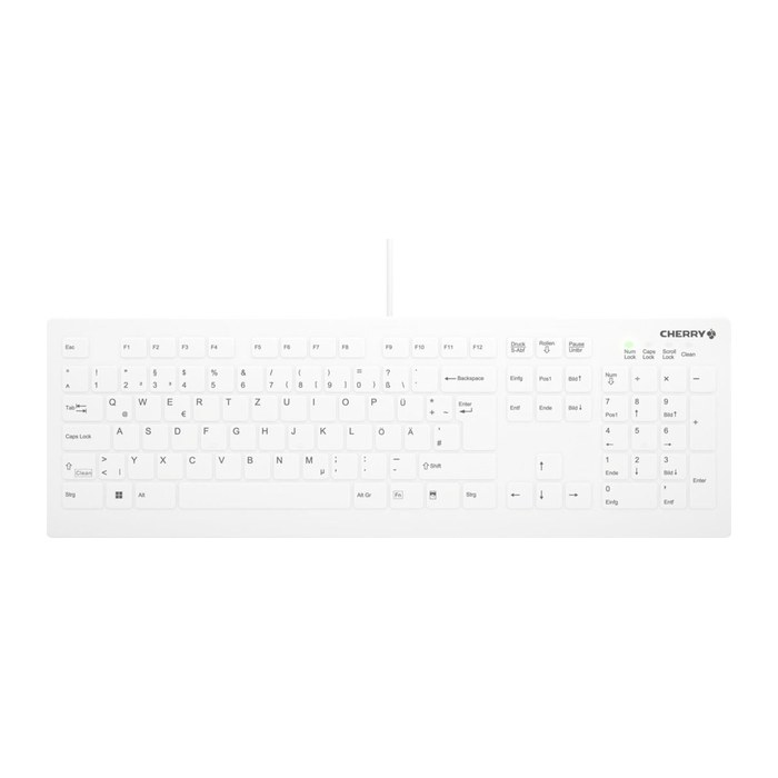 CHERRY AK-C8112 Medical Keyboard Hygiene-Tastatur kabelgebunden weiß