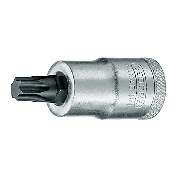 GEDORE 1/2 Zoll Innen-TX Steckschlüsseleinsatz Größe: T 50 Länge: 55,0 mm