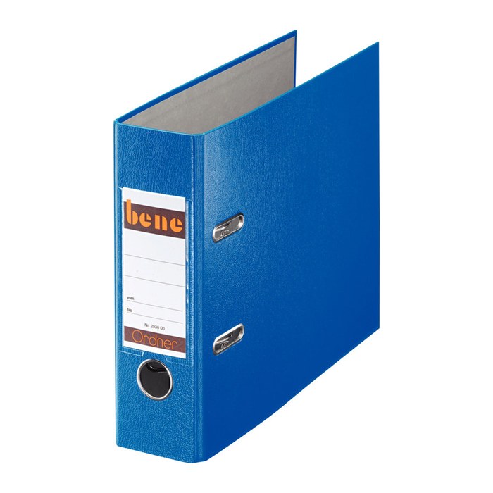 bene A5 Ordner blau Kunststoff 7,5 cm DIN A5 quer, 1 St.