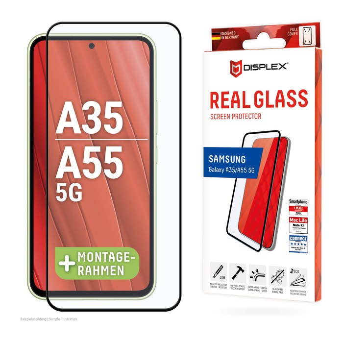 DISPLEX® Real Glass Display-Schutzglas für Samsung Galaxy A35