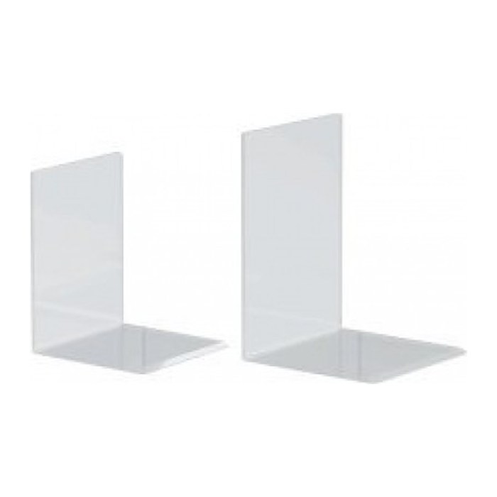 MAUL Buchstützen glasklar 10,0 x 10,0 x 13,0 cm, 2 St.