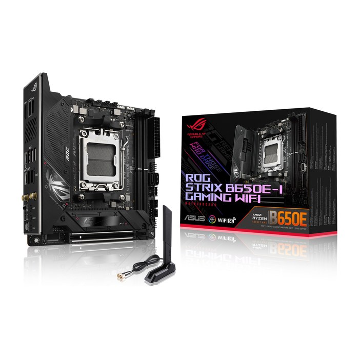ASUS ROG Strix B650E-I Mainboard, AM5, Mini-ATX, B650, 96 GB
