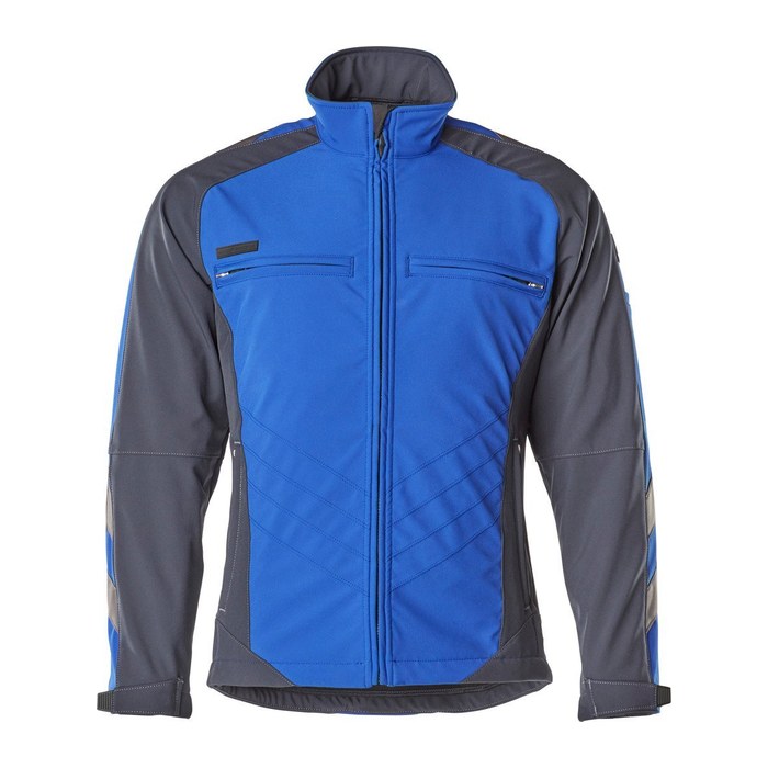 MASCOT® Herren Softshelljacke DRESDEN kornblau, schwarz Größe 4XL