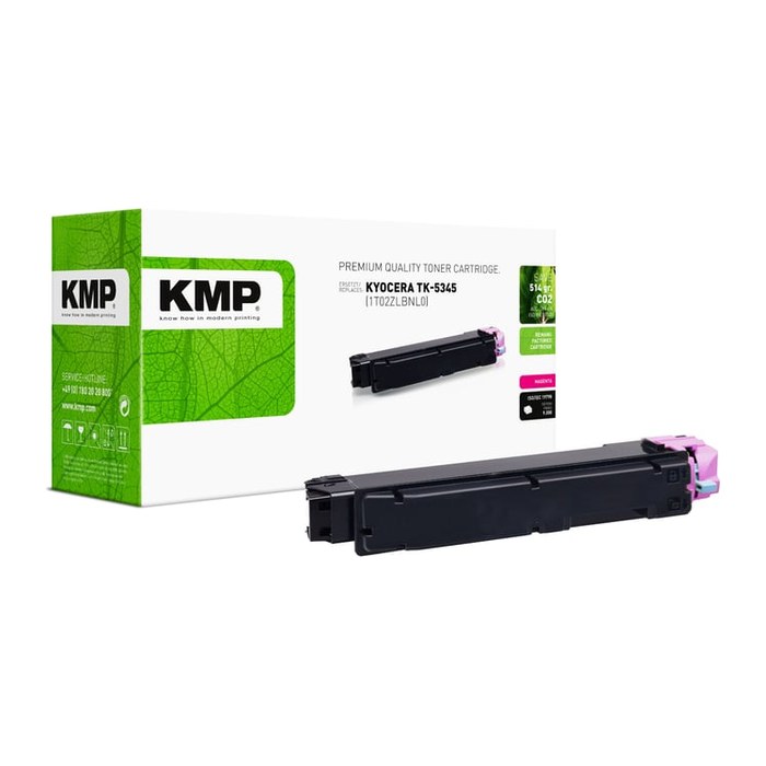 KMP Toner Kyocera TK-5345M (1T02ZLBNL0) magenta 9000 Seiten remanufactured