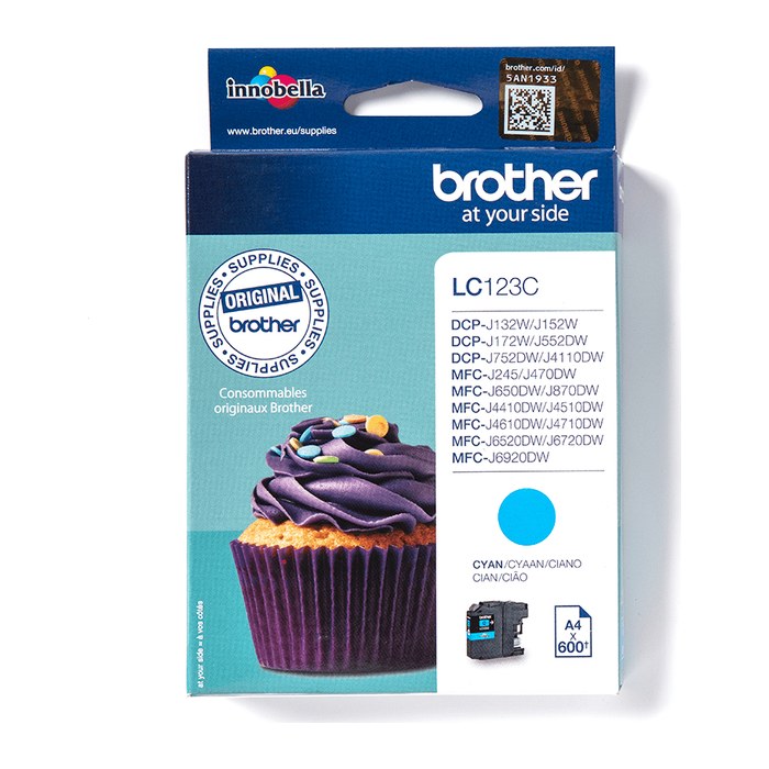 brother LC-123C cyan Druckerpatrone