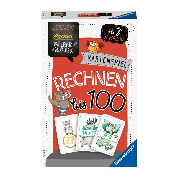Ravensburger Lernen Lachen Selbermachen: Rechnen bis 100 Kartenspiel, 1 St.
