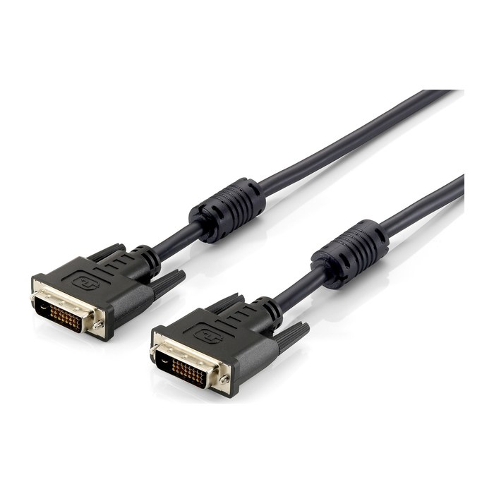 Equip DVI-D Kabel Dual Link 2560x1600 St/St 3.00m sw Polybeutel