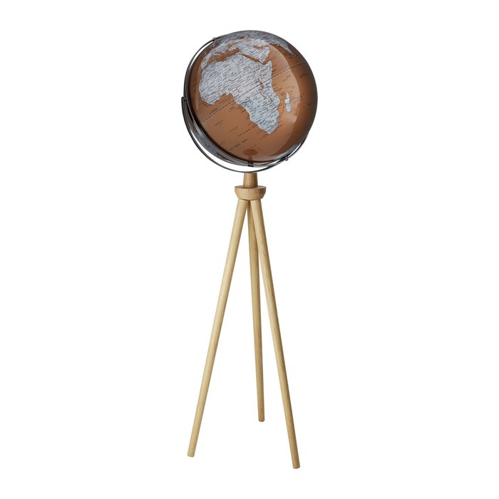 TROIKA® Globus SPUTNIK braun/silber