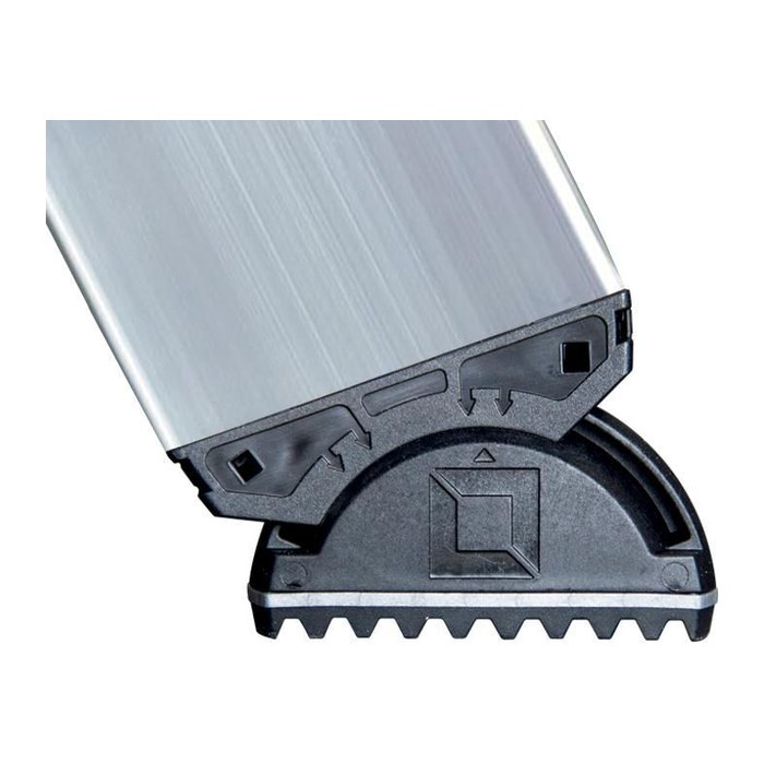MUNK Anlegeleiter 11150 silber 10 Sprossen, H: 300,0 cm