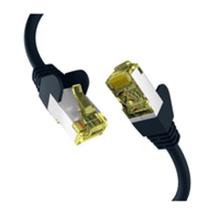 EFB RJ45 Patchkabel S/FTP Cat.6a PIMF 5.00m schwarz