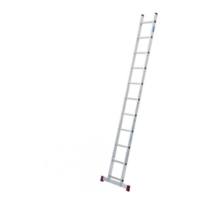 KRAUSE Anlegeleiter CORDA silber 11 Sprossen, H: 310,0 cm