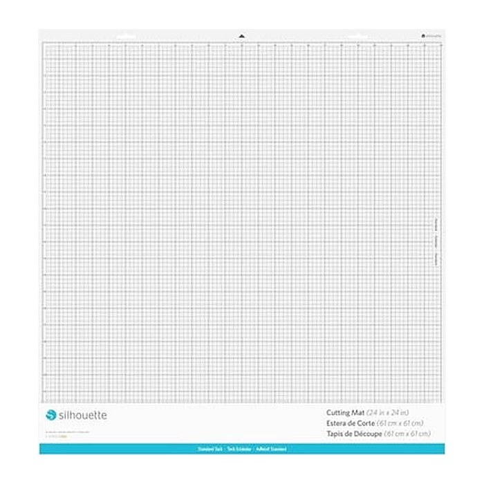 Silhouette CUT-MAT-24X24 Schneidematte für Schneideplotter normal klebend 610 x 610 mm (24 x 24 Zoll) , 1 St.
