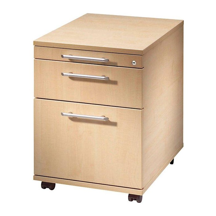 HAMMERBACHER AC20 Rollcontainer ahorn 3 Auszüge 42,8 x 58,0 x 59,0 cm
