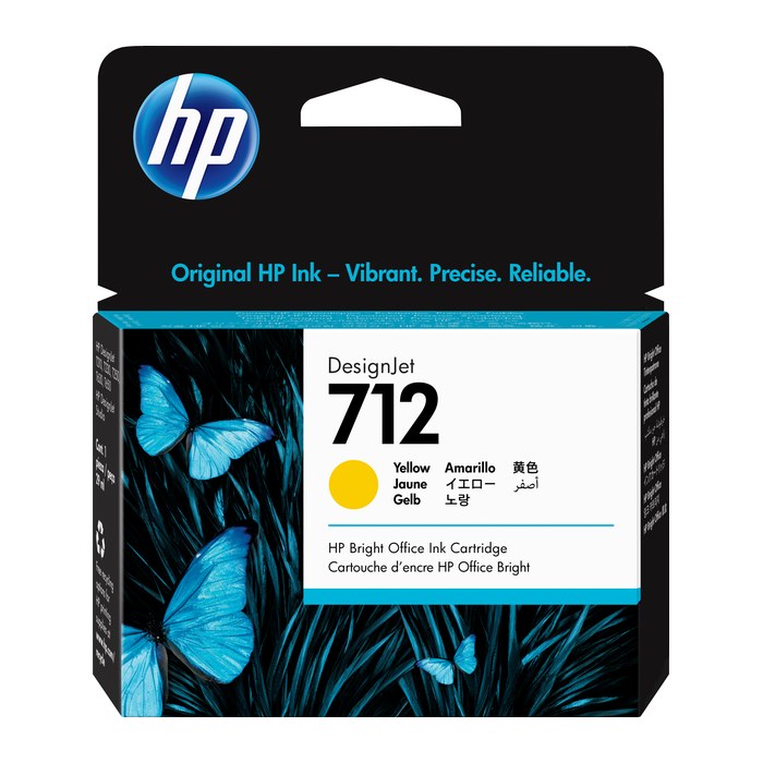 HP 712(3ED69A) gelb Druckerpatrone