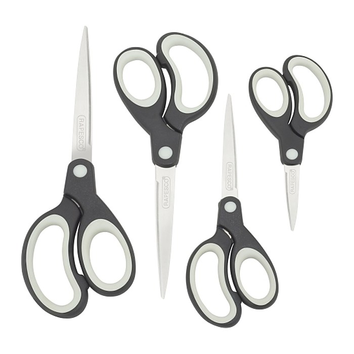 RAPESCO® Scheren-Set Soft Grip, 4 St.