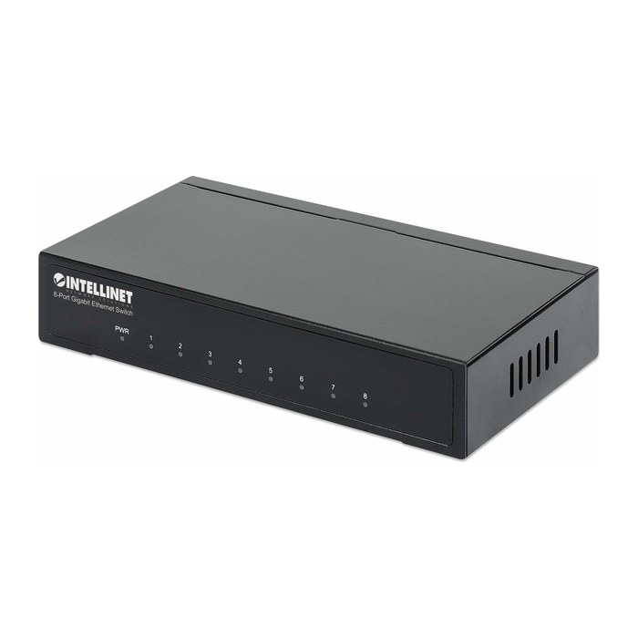 INTELLINET 8-Port Gigabit Ethernet Switch