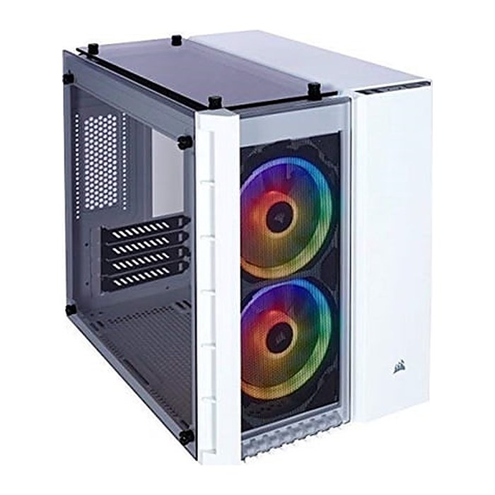CORSAIR Geh Micro ATX Crystal 280X RGB White (Tempered Gla