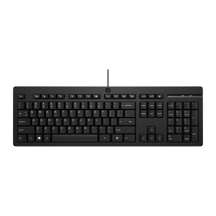 HP 125 Tastatur kabelgebunden schwarz