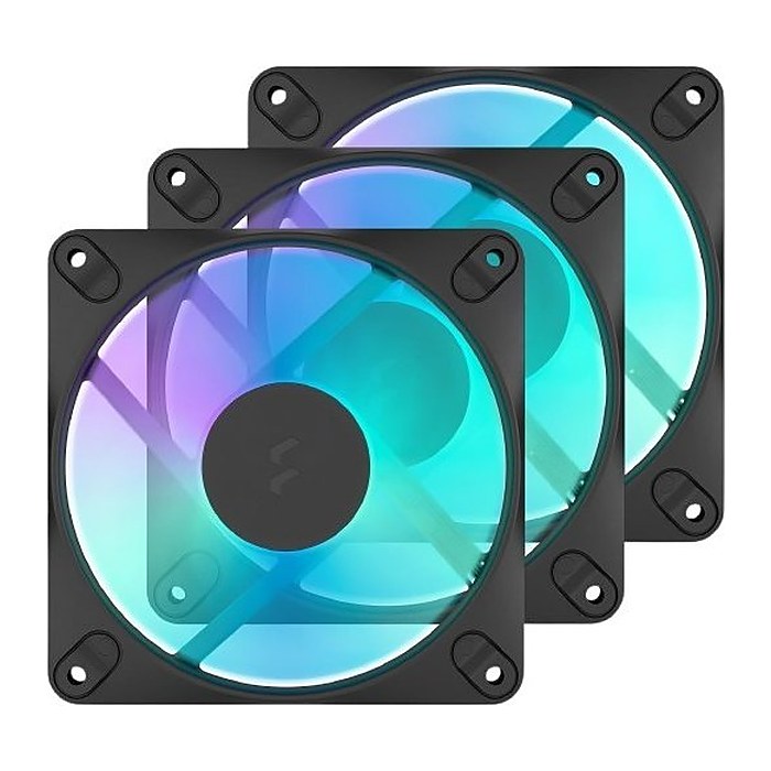 FRACTAL DESIGN Lüfter Dynamic 3-12 RGB Black 3-Pack