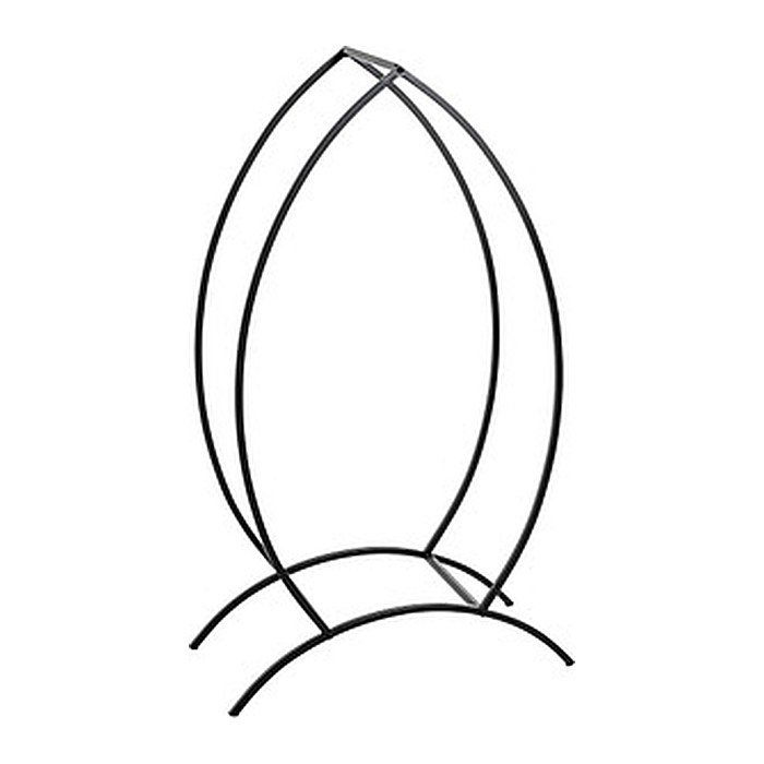 HAKU Möbel Kaminholzregal 37593 schwarz 47,0 x 20,0 x 80,0 cm