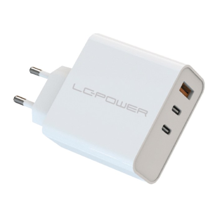 LC-Power USB-Ladegerät 110-240V für USB-C-/USB-A-Geräte 65W