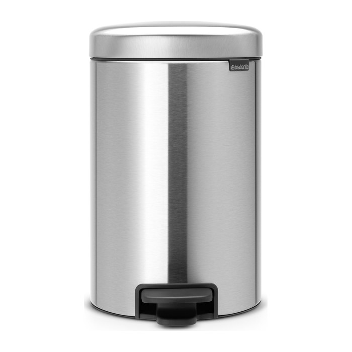brabantia Newlcon Mülleimer 12,0 l silber, 1 St.
