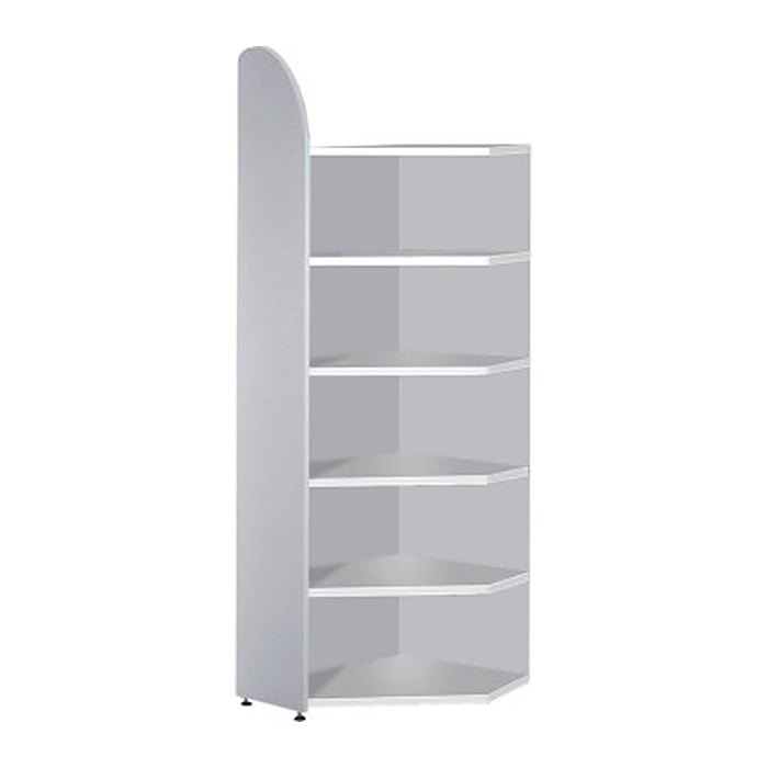 Kerkmann Eckregal Dante lichtgrau 60,0 x 32,5 - 60,0 x 225,0 cm, 1 St.