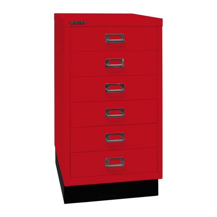 BISLEY MultiDrawer™ L29A36S Schubladenschrank verkehrsweiß 6 Schubladen 34,9 x 43,2 x 67,0 cm, 1 St.