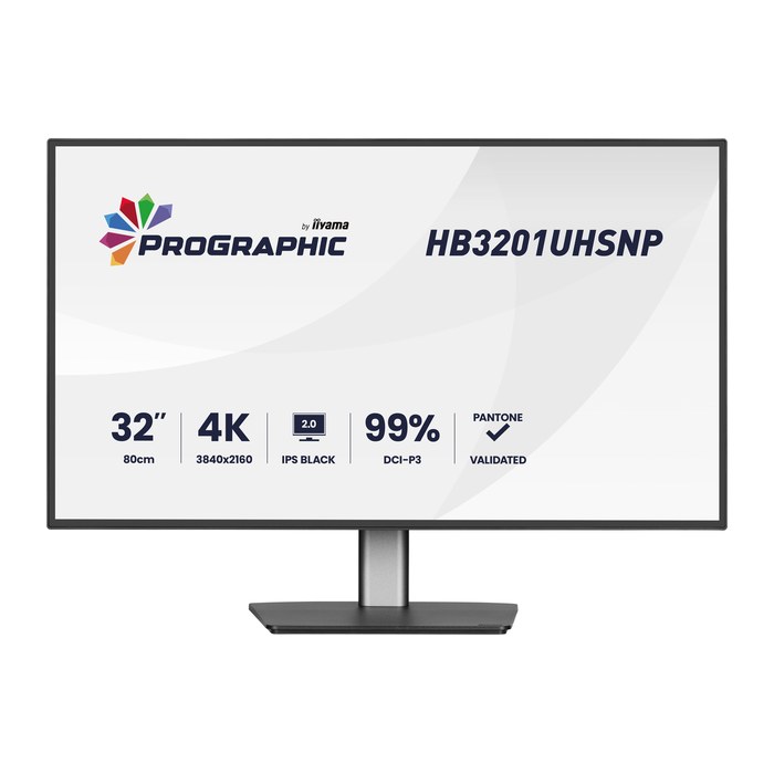 IIYAMA 80,0cm (32") HB3201UHSNP-B1 16:9 HDMI+DP+USB-C 4K