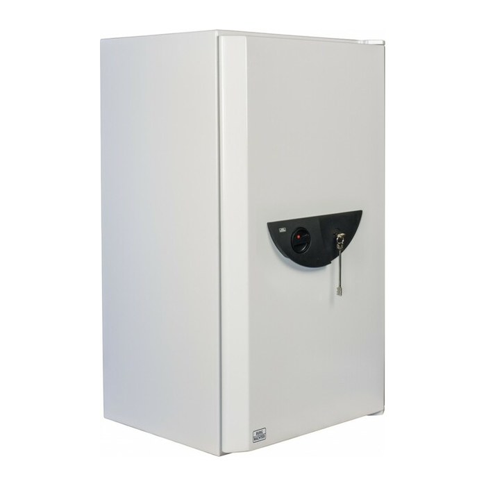BURG WÄCHTER Tresor WS Office 124 K Sicherheitsstufe 2 nach EN 1143-1 mit Feuerschutz lichtgrau 64,1 x 55,5 x 109,6 cm
