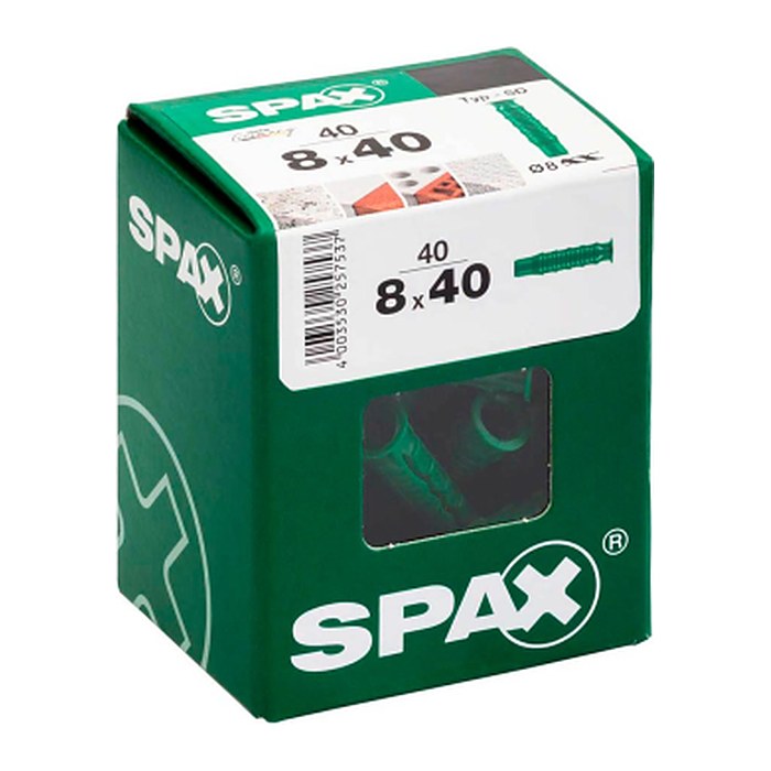SPAX® TYP-SD 4100000800407 Betondübel Ø 8 mm x 40 mm, 40 St.