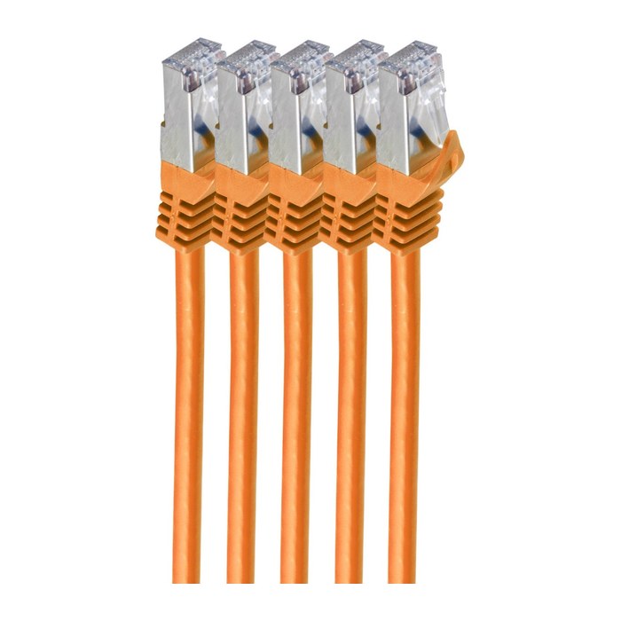 Shiverpeaks RJ45 Patchkabel S/FTP, Cat7 VE5, orange 50cm