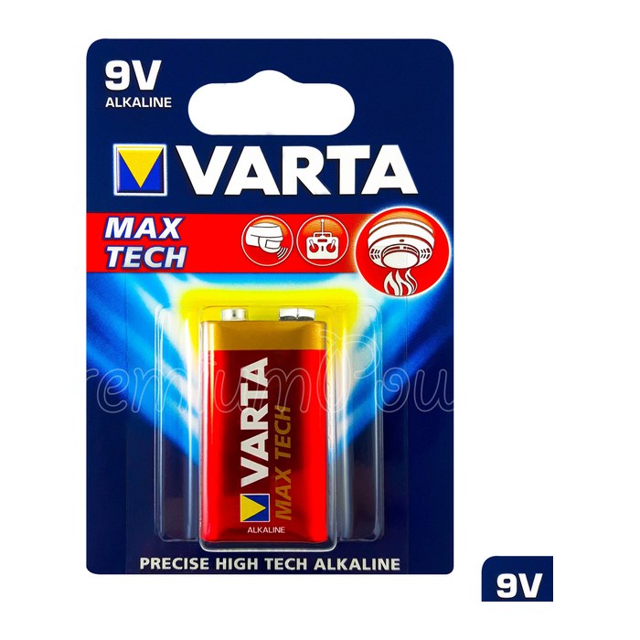 VARTA Batterie LONGLIFE Max Power Alkali-Mangan E-Block 9,0 V, 1 St.