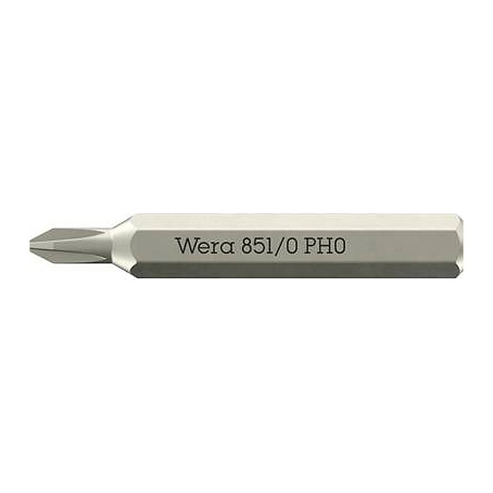 Wera 851 Micro Bits JCIS PH 0 x 30mm