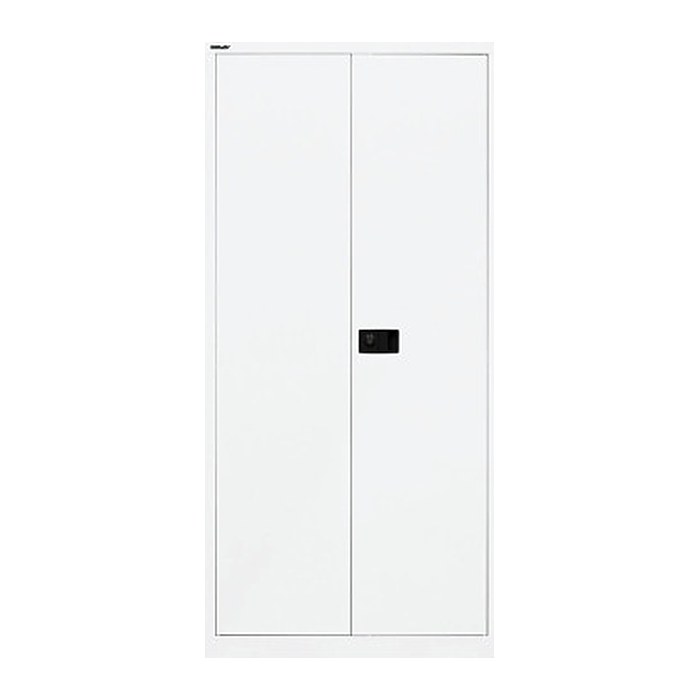 BISLEY Putzmittelschrank Universal  E782AAG696 verkehrsweiß 4 Fachböden 91,4 x 40,0 x 195,0 cm, aufgebaut, 1 St.